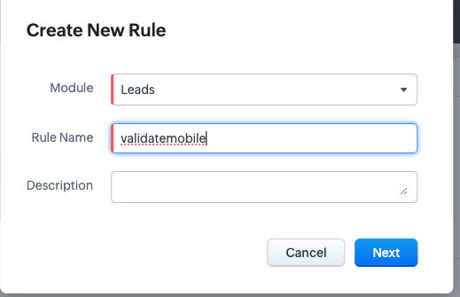 zoho workflow rule for custom deluge function